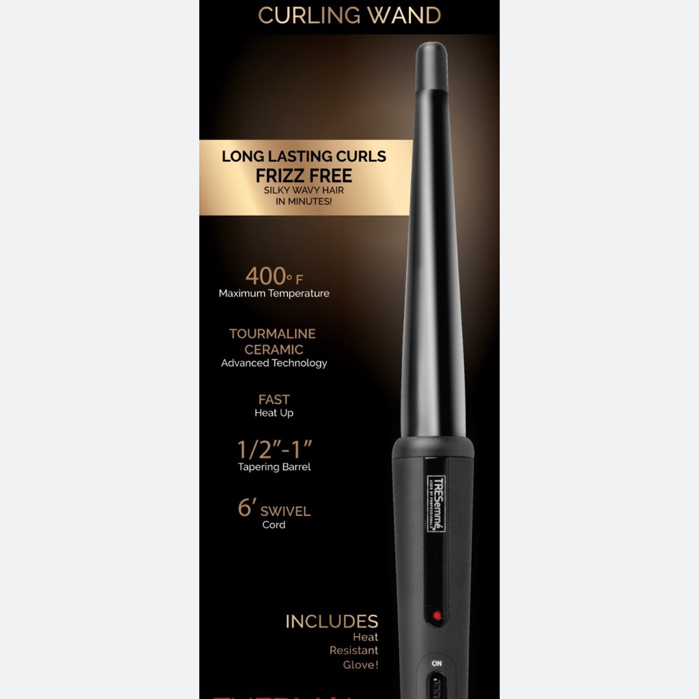 Tresemme 1/2"-1" Tapered Ceramic Curling Wand